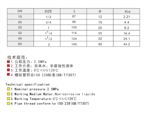 J9集团黄铜双位调节平衡阀链接尺寸