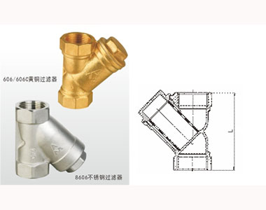 J9集团不锈钢丝口过滤器结构图